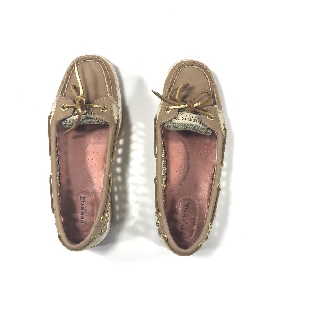 Sperry Top Sider Angelfish Can Linen Shoes Sz 6.5 - Picture 4 of 8